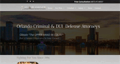 Desktop Screenshot of orlando-criminaldefensefirm.com